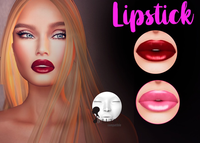 CHERRY Pink-Red Lipstick Lelutka