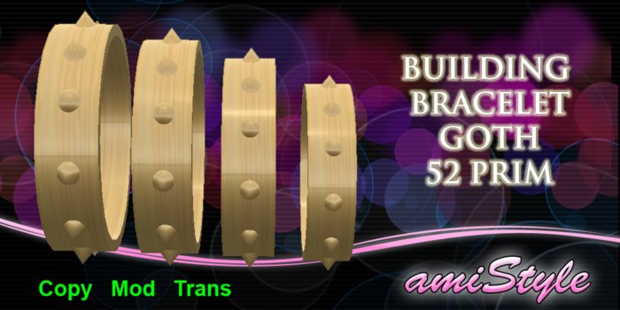 ASD Full Perm Building Bracelet Goth