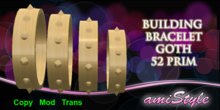 ASD Full Perm Building Bracelet Goth