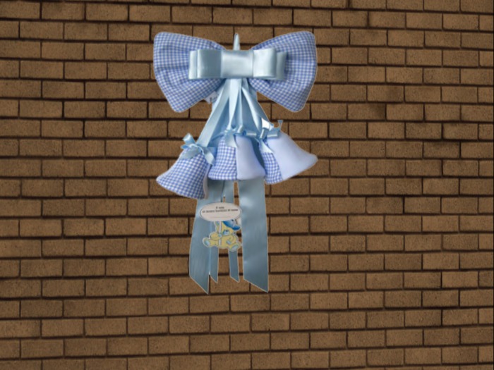 Blue bow bells