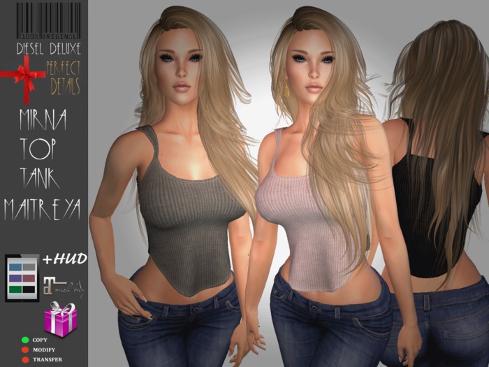 [DIESELdeluxe] Mirna Top Tank Promo Maitreya w HUD Colors
