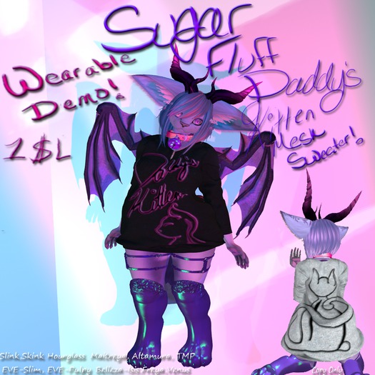 *SF* Daddy's Kitten-Black-(wear)