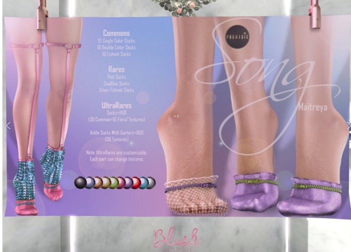 *PROMAGIC* Song-Socks-GreenPurple