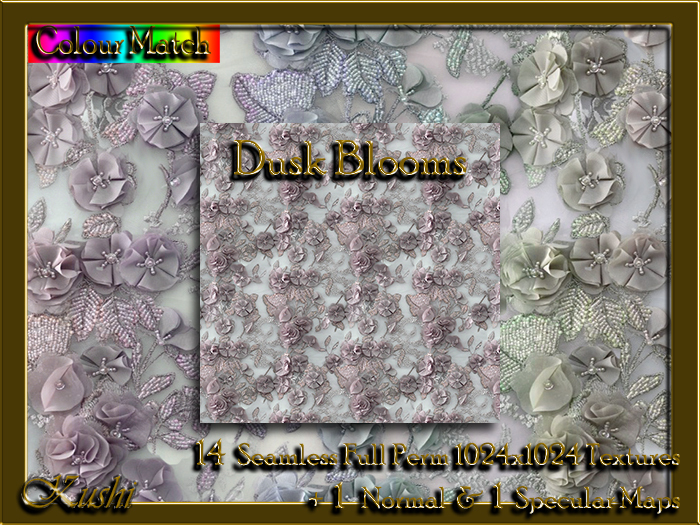 !Kushi! DuskBlooms Textures -WEAR TO UNPACK