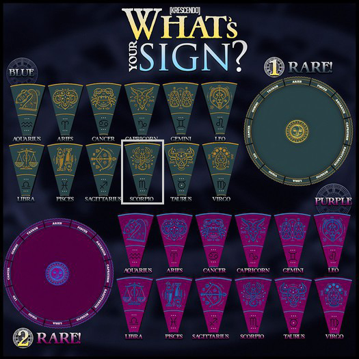 [Kres] What's Your Sign - Blue - Scorpio
