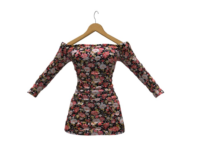 Shoulder Ruched Dress MAITREYA#8