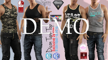 DEMO DICON FATPACK Male Top MESH - ADAM, AESTHETIC, SIGNATURE GIANNI - GERALT, SLINK, TMP, BELLEZA JAKE