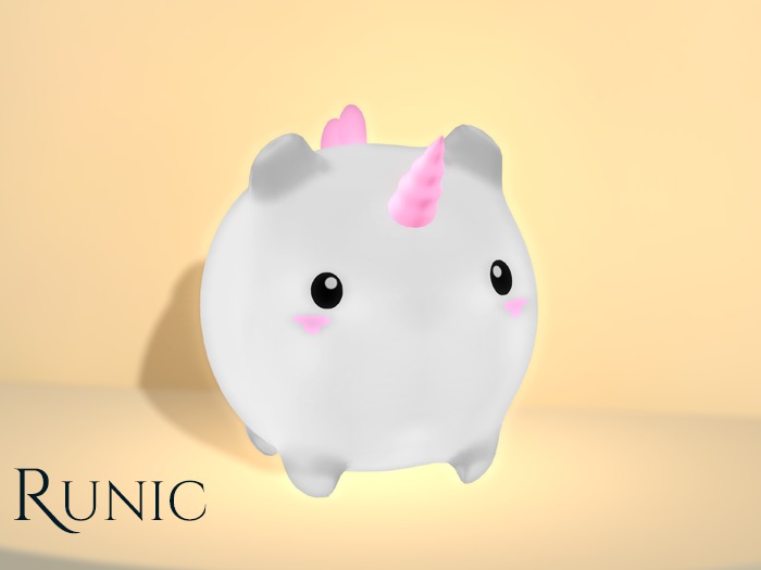 .: Runic :. Magical Unicorn Lamp