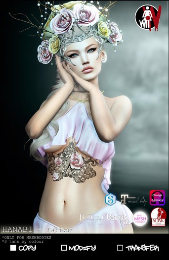 [White~Widow] Hanabi - White *wear me*