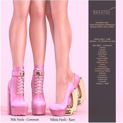 [BREATHE]-Niki Heels-Iced Coffee-M.LARA