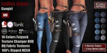 GAS [Ladies Jeans Gungirl] - 10 Colors w/HUD FATPACK]