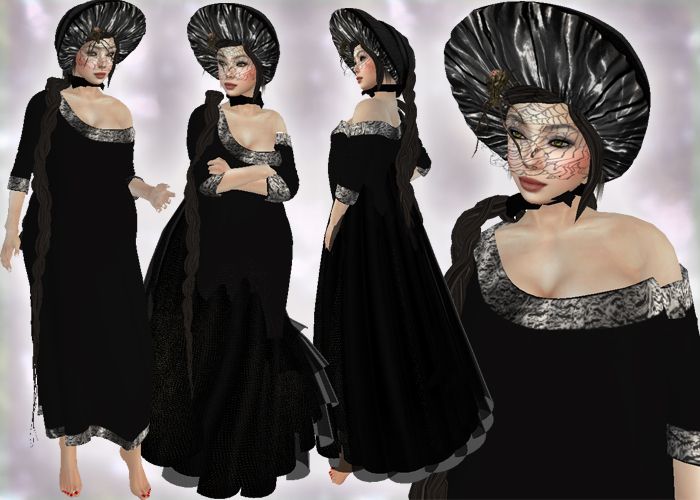 *Heart* - Malena Gown black