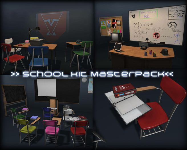 [P.0.E] - School Supply Kit Masterpack Crate