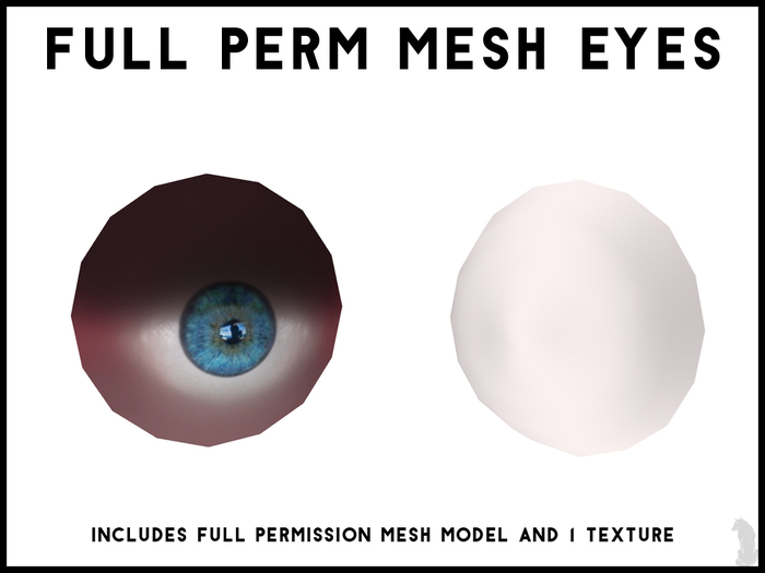 Whitewolf // Full Perm Mesh Eyes + Texture