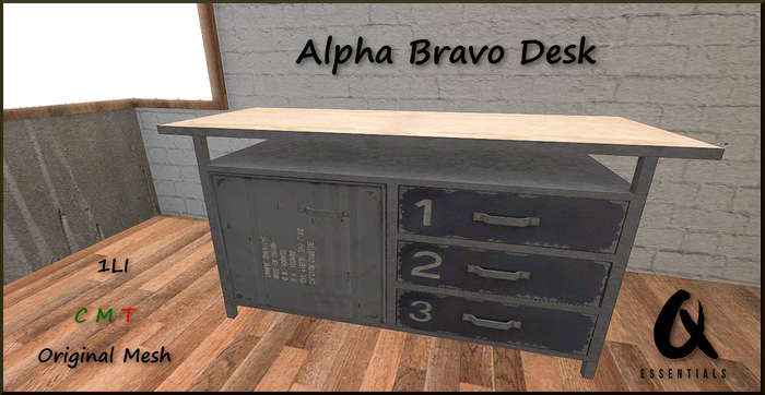 {Q-Essentials} Alpha Bravo Desk