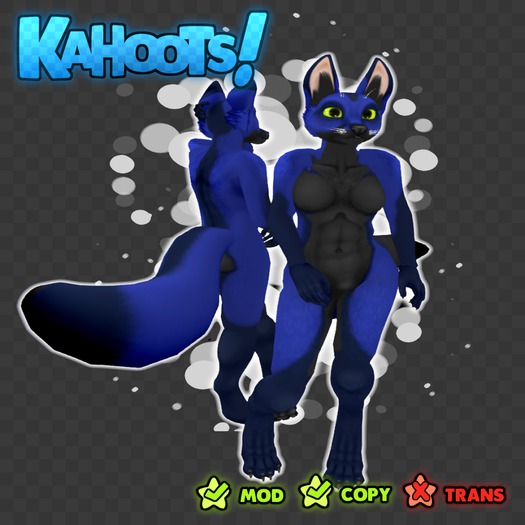 KAHOOTS.Fox - Black/Blue
