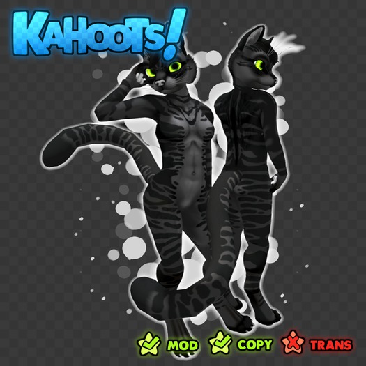 KAHOOTS.Kitty - Black/Grey