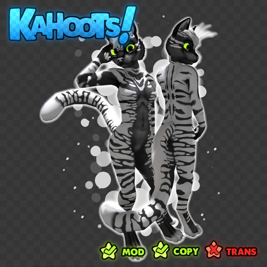 KAHOOTS.Kitty - Black/White