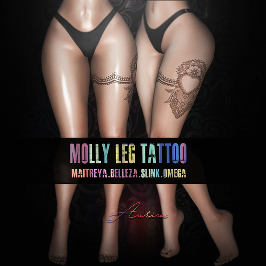 .:AuricA:. Molly Leg Tattoo {WEAR ME}