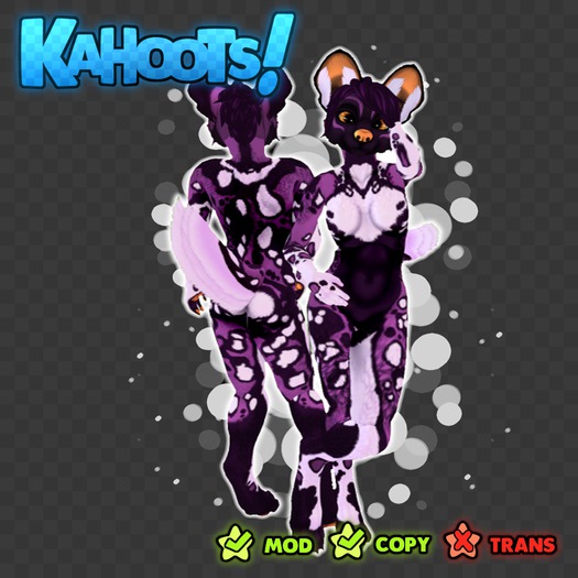 KAHOOTS.PaintedDog - Purple