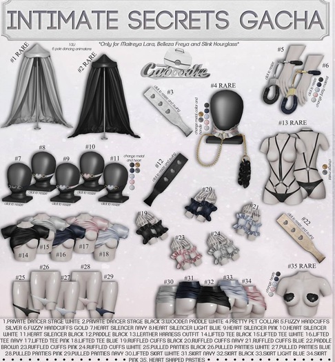 Caboodle - Private Dancer Stage - White RARE