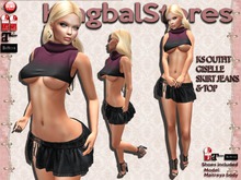 KS OUTFIT GISELLE SKIRT JEANS&TOP