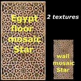 Egypt wall and floor mosaic Star - texture pack