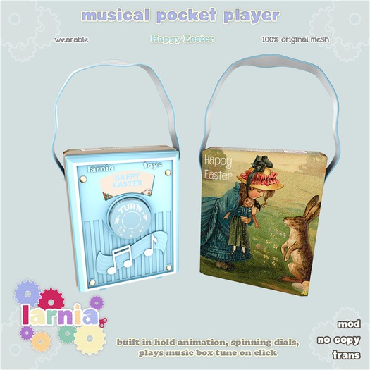 ~*larnia*~ musical pocket player - (Happy Easter
