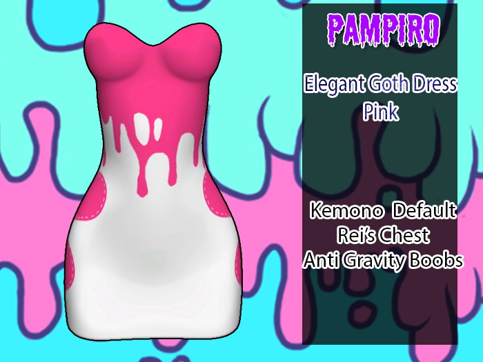 .:Pampiro:. Kemono Dress Pink