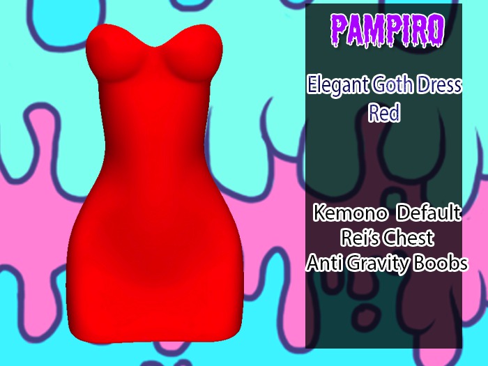 .:Pampiro:. Kemono Dress Red