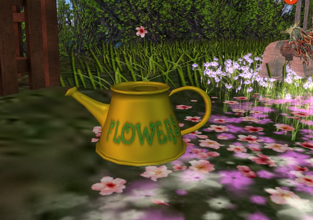 Watering can (arrosoir)  yellow