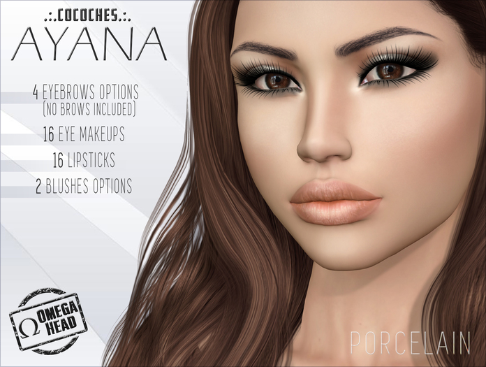 .:.CoCoChes.:. AYANA OMEGA HEAD - Porcelain