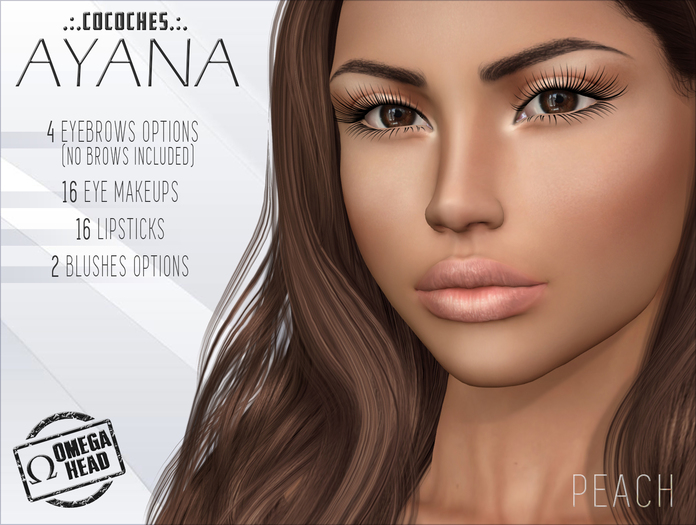 .:.CoCoChes.:. AYANA OMEGA HEAD - Peach