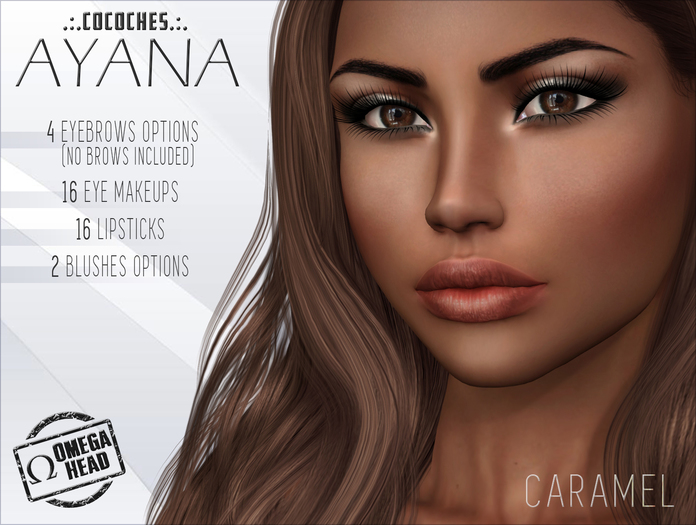 .:.CoCoChes.:. AYANA OMEGA HEAD - Caramel