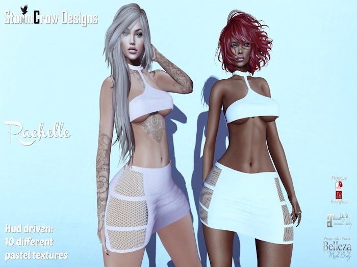 Rachelle Dress with Hud Pastel Tones