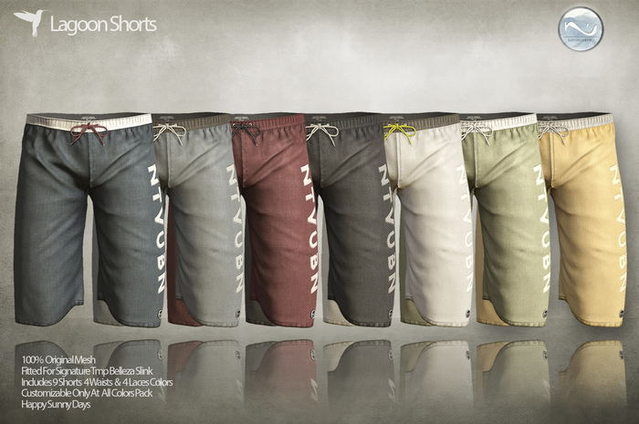 -NU- Lagoon Shorts All Colors
