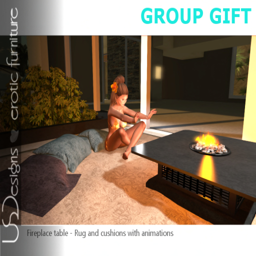 USDesigns Marbella fire table and rug (box)