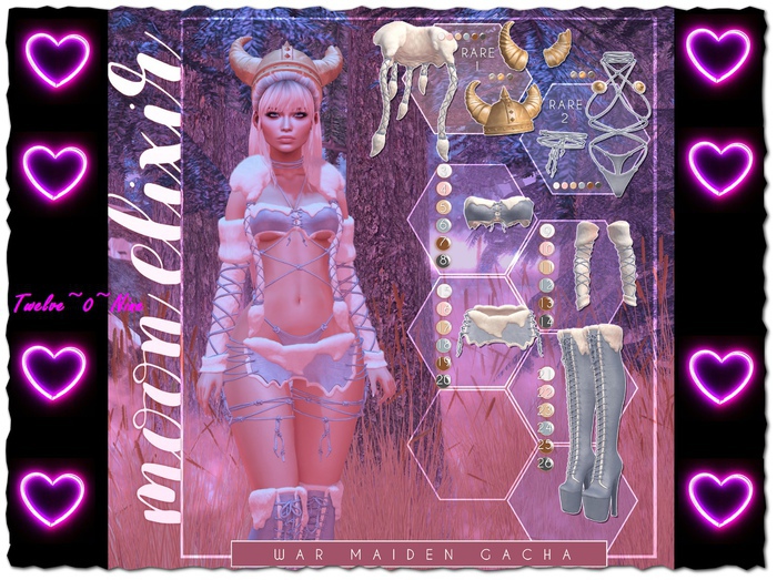 [GACHA] Moon Elixir - War Maiden - 21 - Lara - Boots - Snow