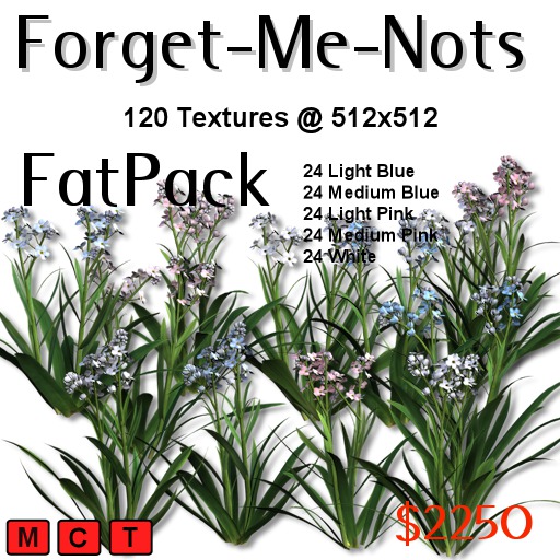 CBS Forget-Me-Not FatPack Textures