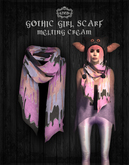 LiViD : Gothic Girl Scarf_Melting Cream