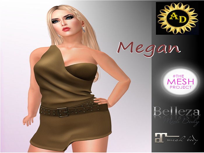 Megan Belted Solid Gold Boxed