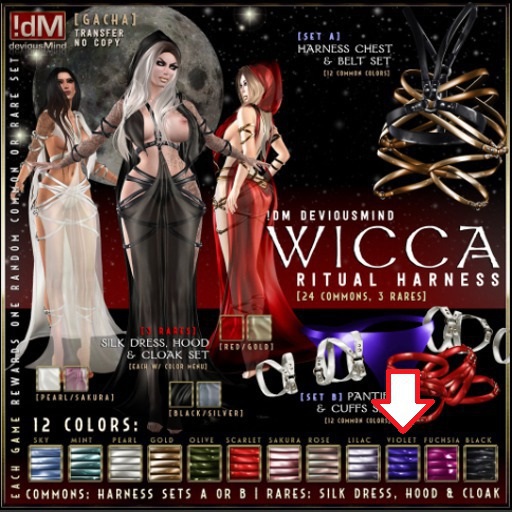 !dM deviousMind "Wicca" **MINT** (BOX #2B LARA) MAITREYA