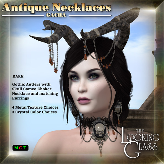 TLG - Antique Necklaces Gacha - Gothic RARE