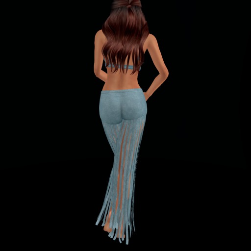 Gacha Addams Zara #15 Pants with Fringes for Slink Original