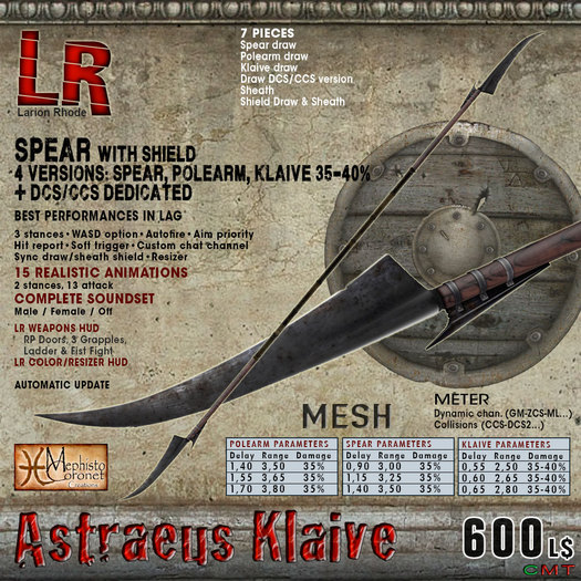 Second Life Marketplace - Astraeus Klaive (box) - (Spear - Polearm ...