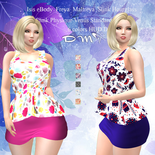 DM Design  Madalina Outfit  6 colors HUD