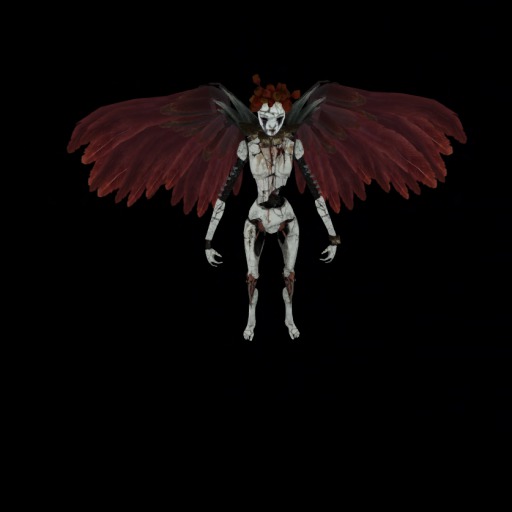 Hovering Broken Angel