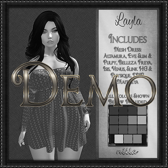 Second Life Marketplace - .:nilla:. - Layla *DEMO*