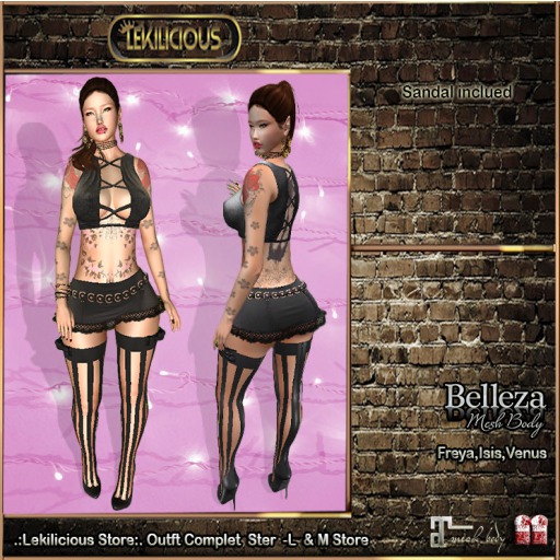 .:Lekilicious Store:. Outft Complet  Ster  -L  & M Store