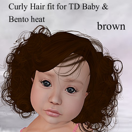 !!! AFA Hair TD Bento Hair Curly brown (BOX)